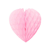 Бумажное украшение "Сердце" 30 см, розовый