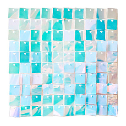 Панель с пайетками для фотозоны 30х30см, голография прозрачный