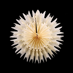 Фант обьемный 30 см айвори